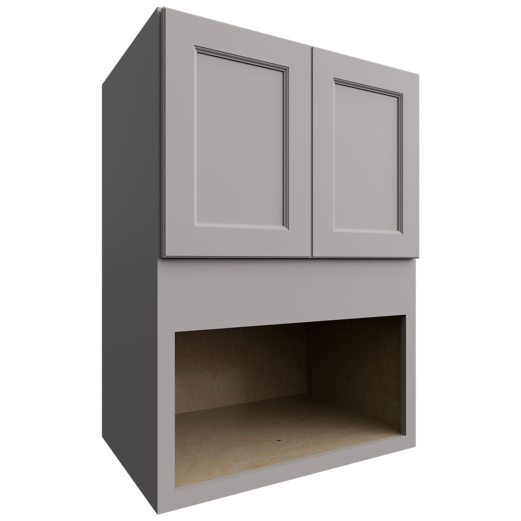 Fabuwood Allure Fusion Nickel 30" W X 42" H X 21" D Microwave Cabinet
