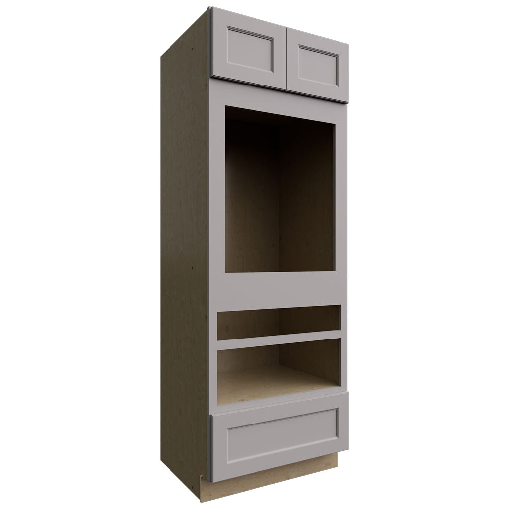 Fabuwood Allure Fusion Nickel 33" W X 84" H X 24" D Double Oven Tall Cabinet