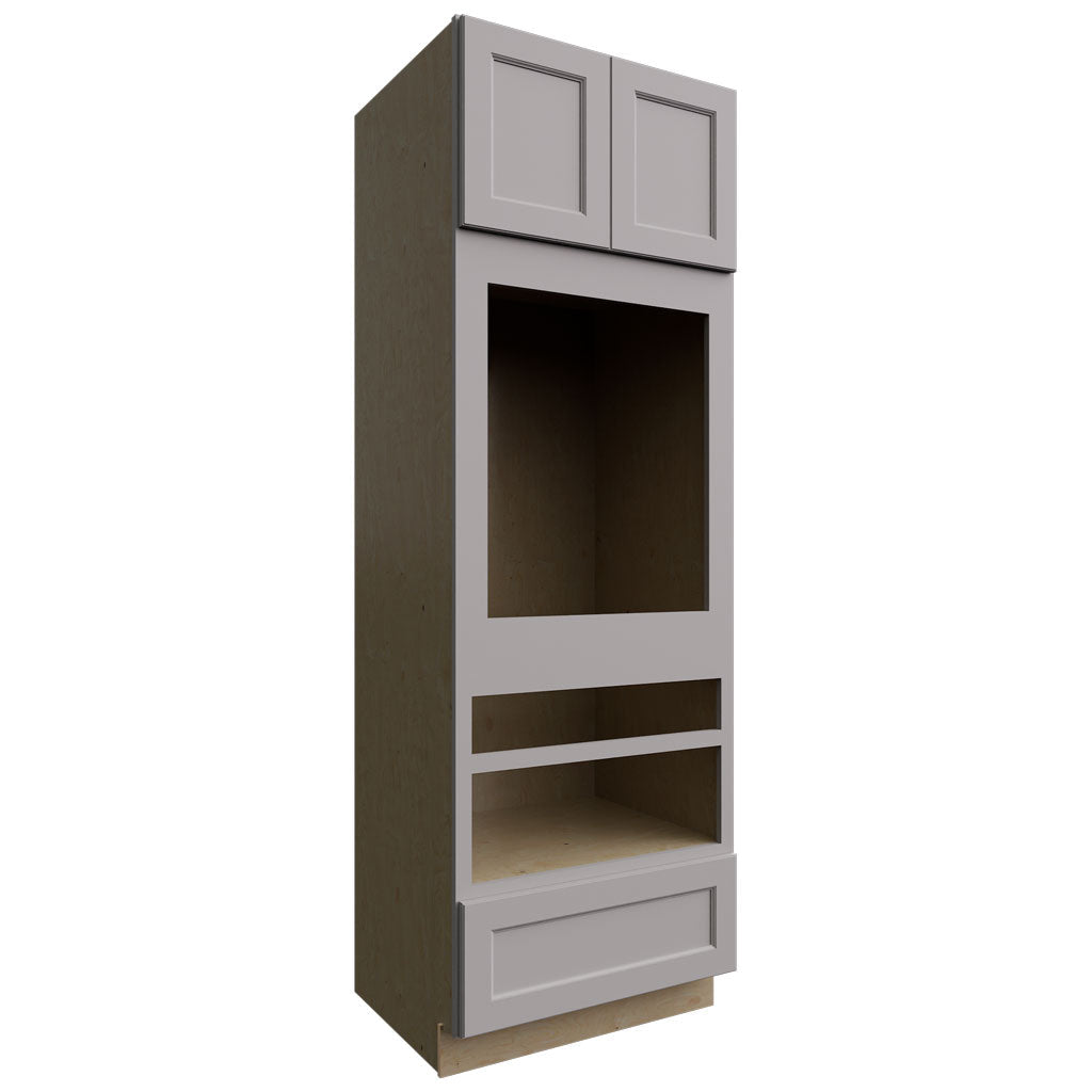 Fabuwood Allure Fusion Nickel 33" W X 90" H X 24" D Double Oven Tall Cabinet