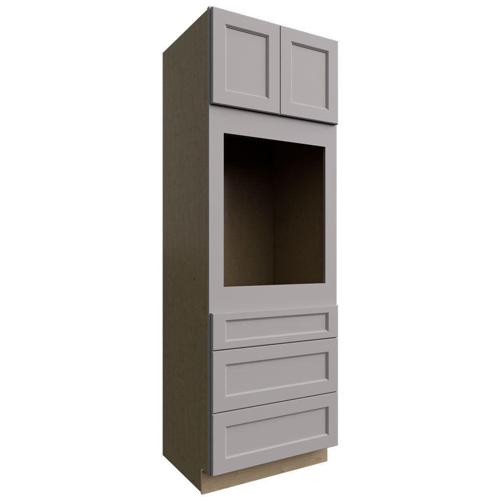 Fabuwood Allure Fusion Nickel 33" W X 90" H X 24" D Single Oven Tall Cabinet
