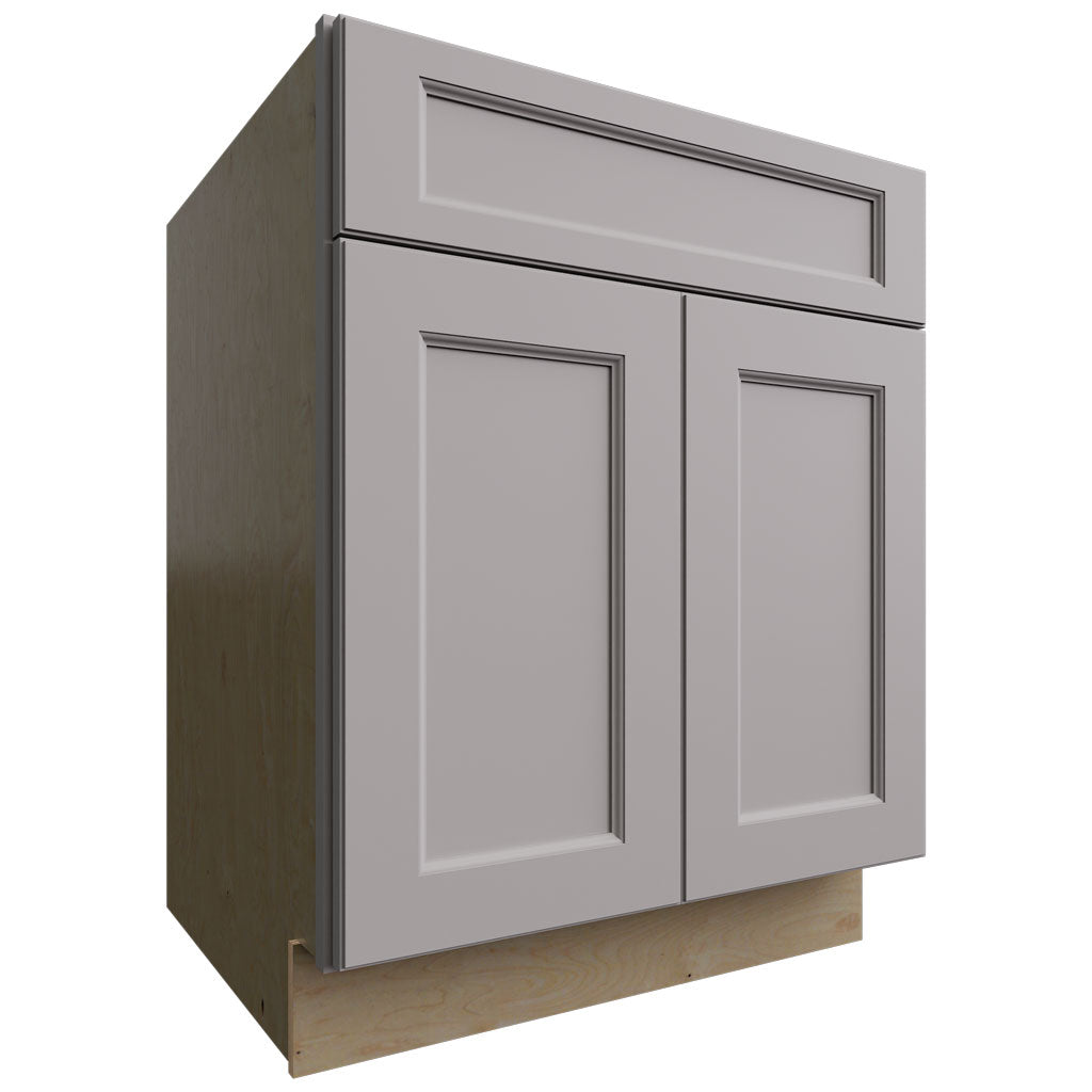 Fabuwood Allure Fusion Nickel 27" W X 34 1/2" H X 24" D Double Door Sink Base Cabinet