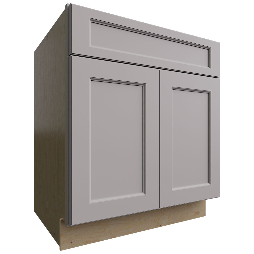 Fabuwood Allure Fusion Nickel 30" W X 34 1/2" H X 24" D Double Door Sink Base Cabinet
