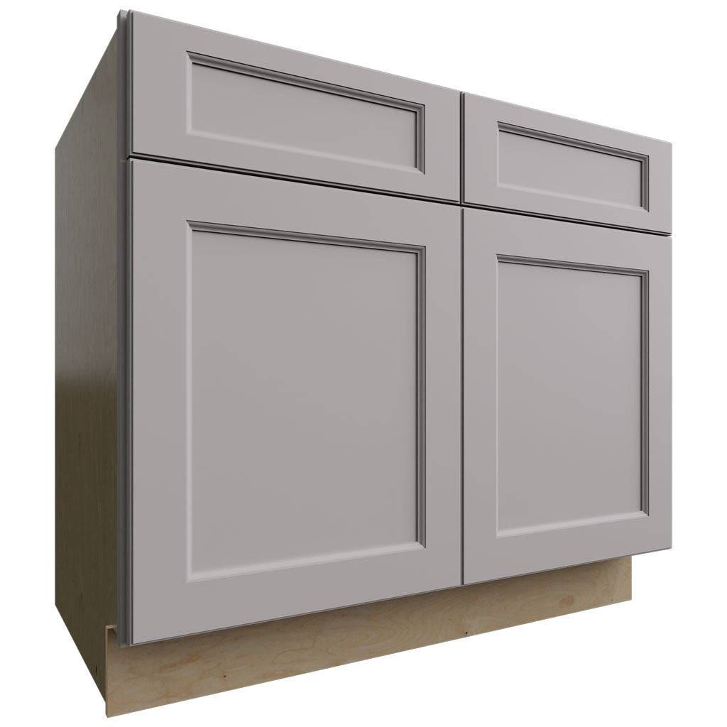 Fabuwood Allure Fusion Nickel 39" W X 34 1/2" H X 24" D Double Door Sink Base Cabinet