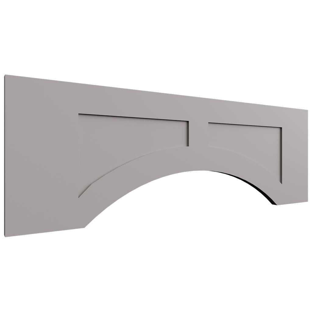 Fabuwood Allure Fusion Nickel 36" W X 12" H Arched-Raised Panel