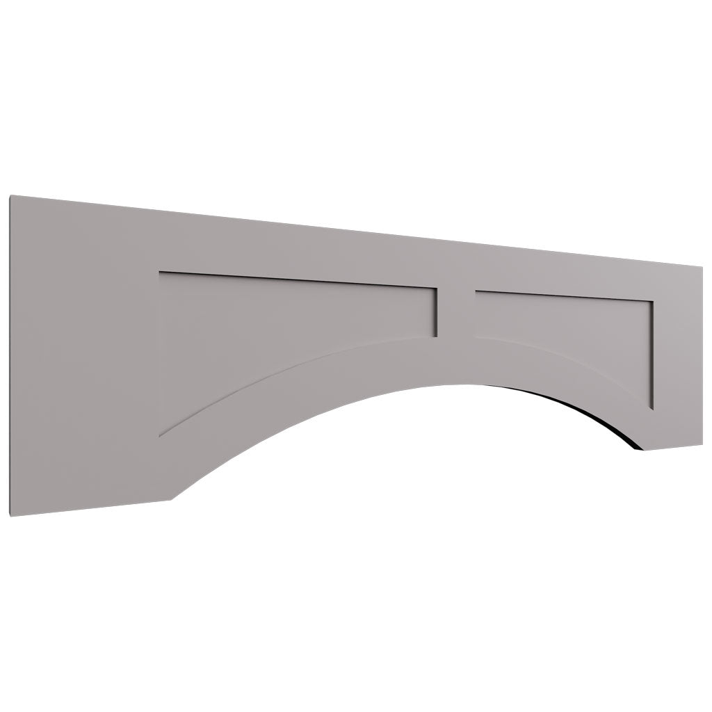 Fabuwood Allure Fusion Nickel 42" W X 12" H Arched-Raised Panel