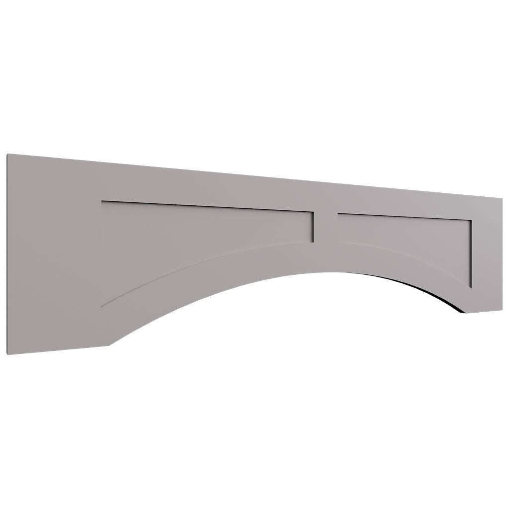 Fabuwood Allure Fusion Nickel 48" W X 12" H Arched-Raised Panel