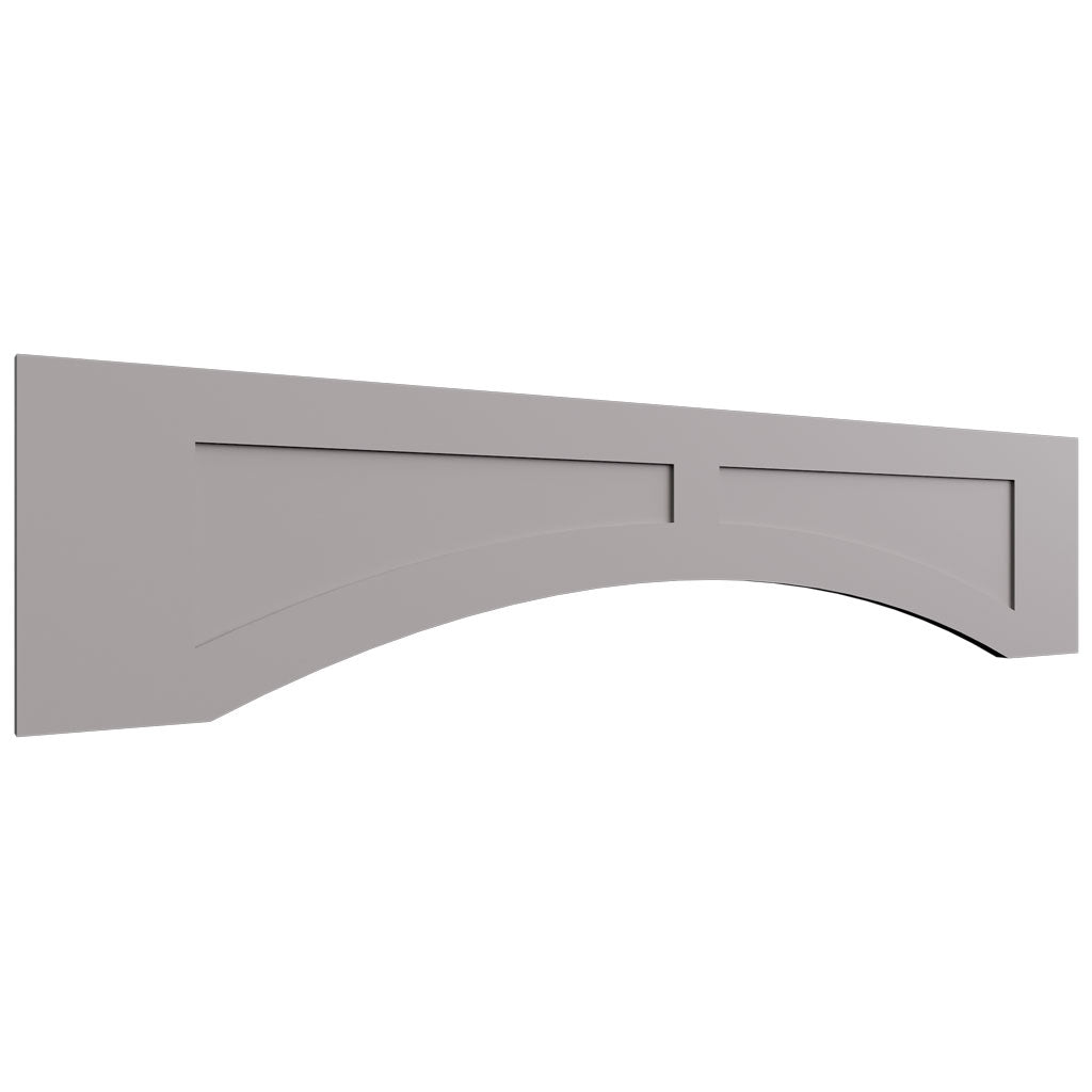 Fabuwood Allure Fusion Nickel 54" W X 12" H Arched-Raised Panel