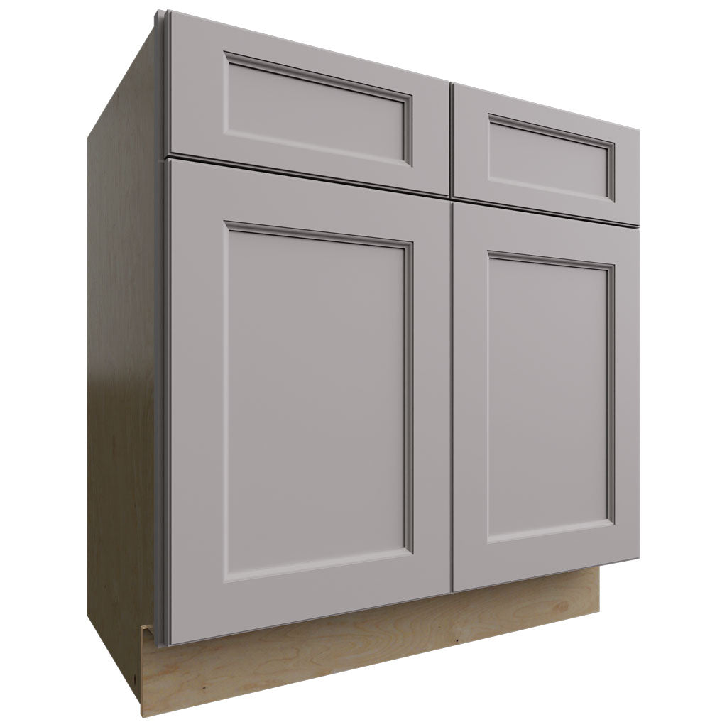Fabuwood Allure Fusion Nickel 33" W X 34 1/2" H X 21" D Vanity Sink Base Cabinet
