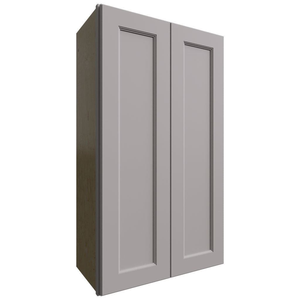 Fabuwood Allure Fusion Nickel 24" W X 42" H X 12" D Double Door Wall Cabinet