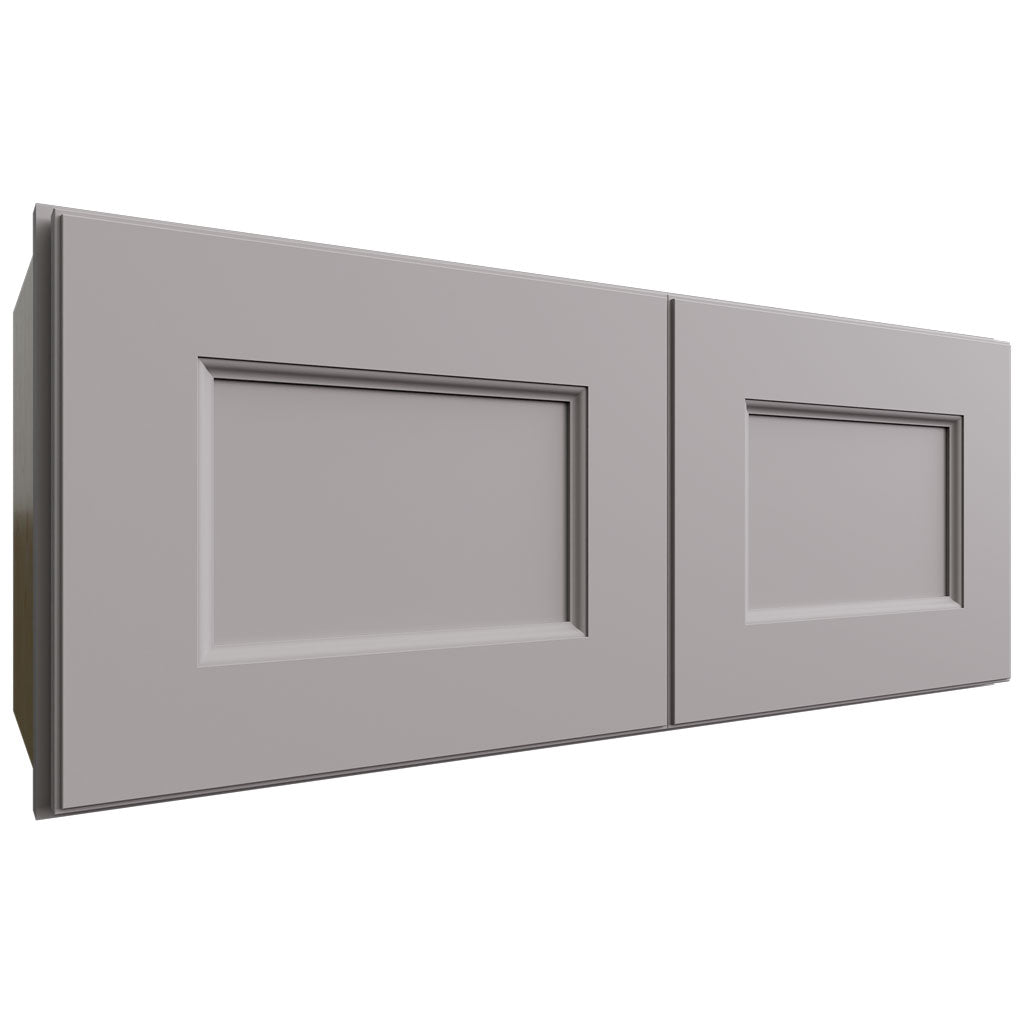 Fabuwood Allure Fusion Nickel 30" W X 12" H X 12" D Double Door Wall Cabinet