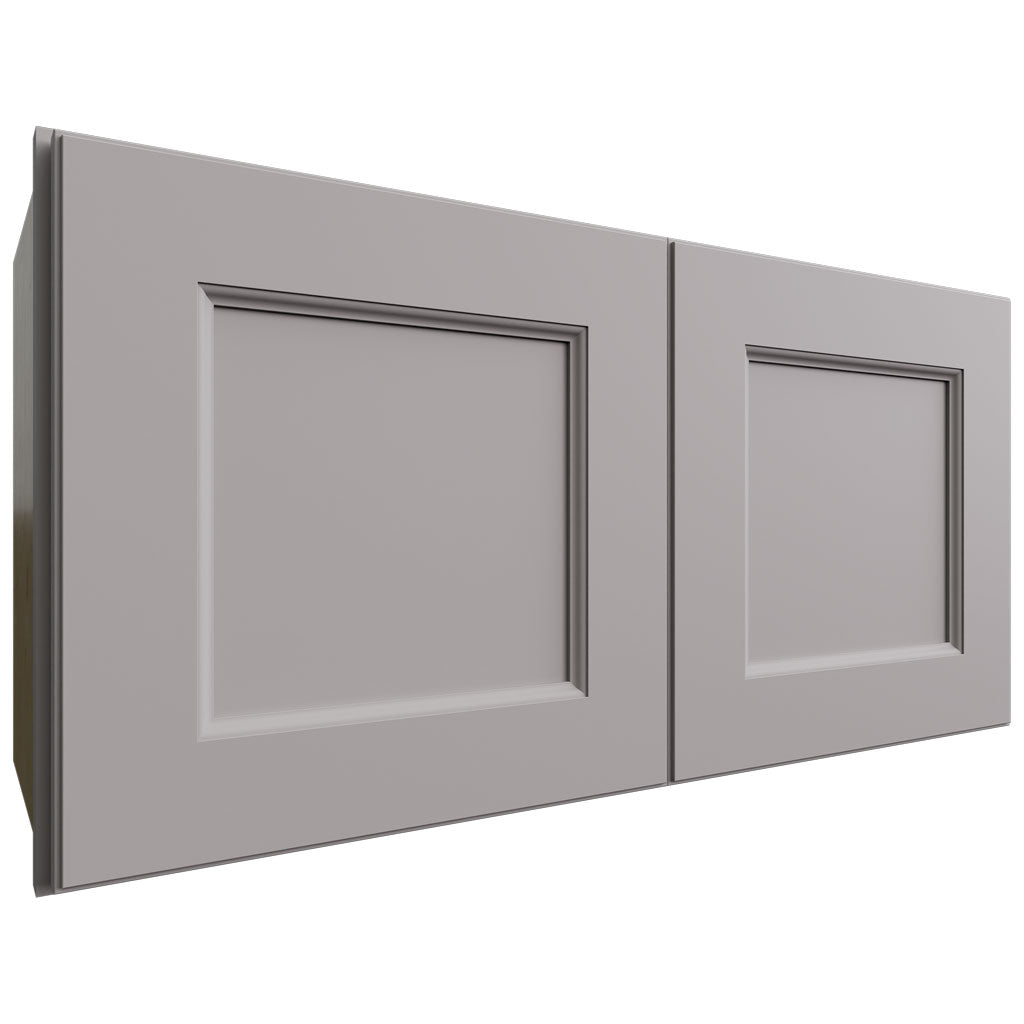 Fabuwood Allure Fusion Nickel 30" W X 15" H X 12" D Double Door Wall Cabinet