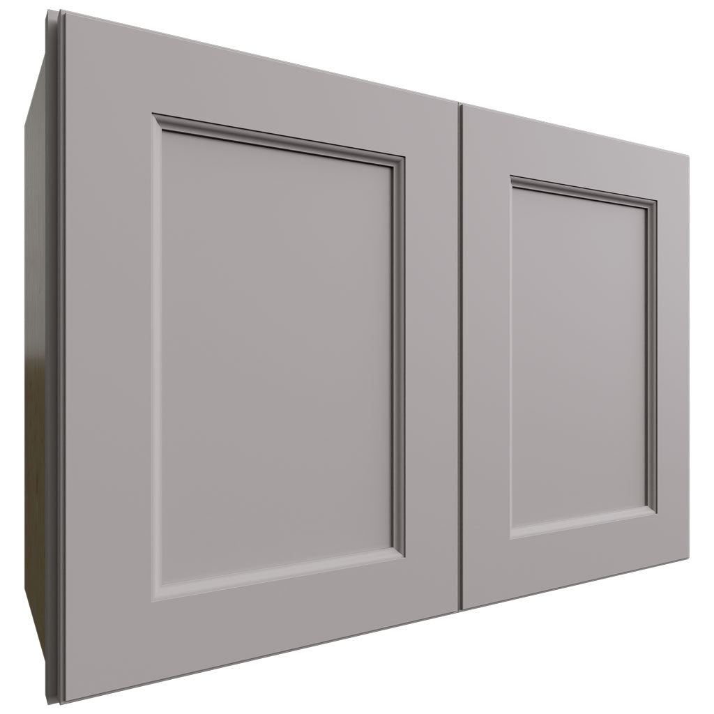 Fabuwood Allure Fusion Nickel 30" W X 21" H X 12" D Double Door Wall Cabinet