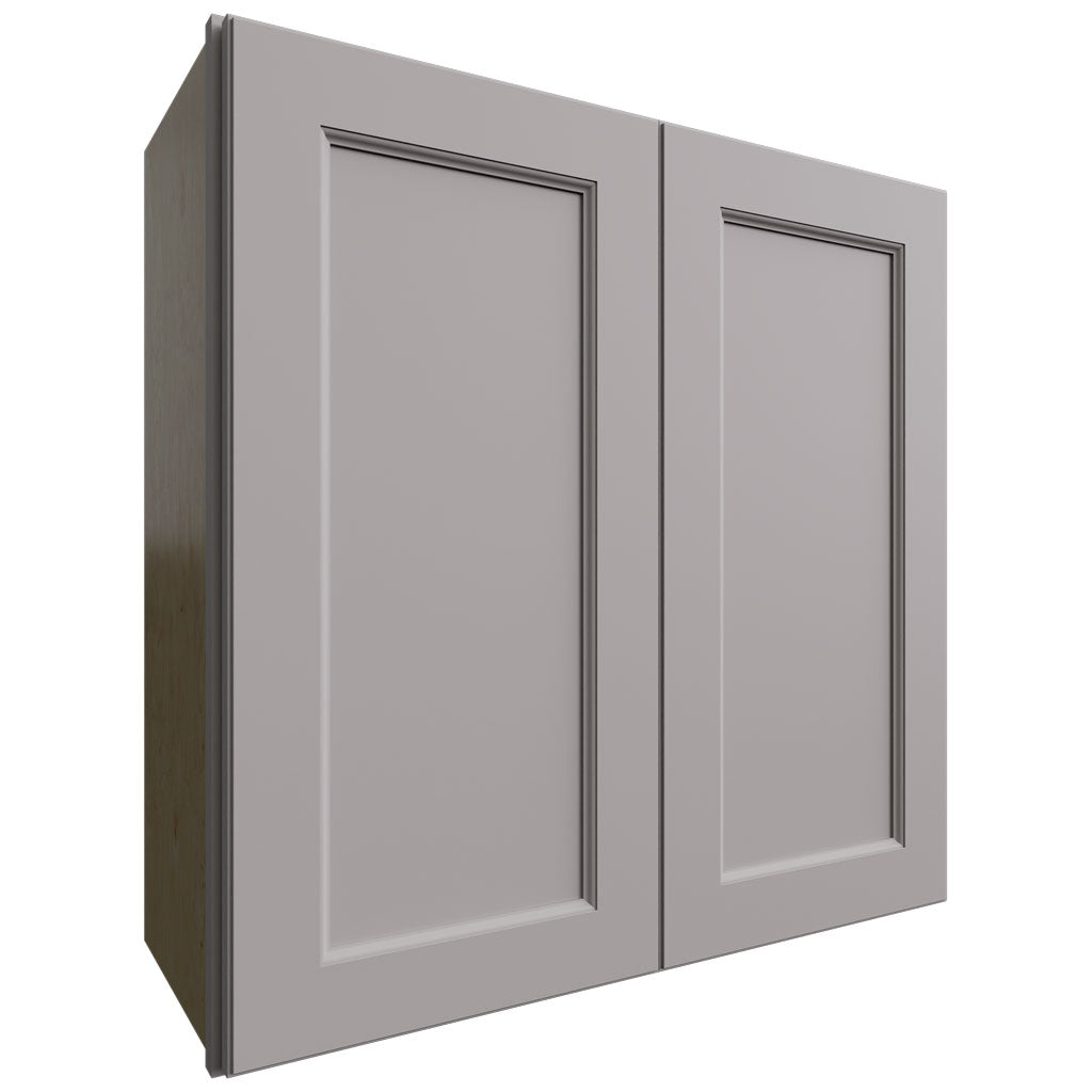 Fabuwood Allure Fusion Nickel 30" W X 30" H X 12" D Double Door Wall Cabinet