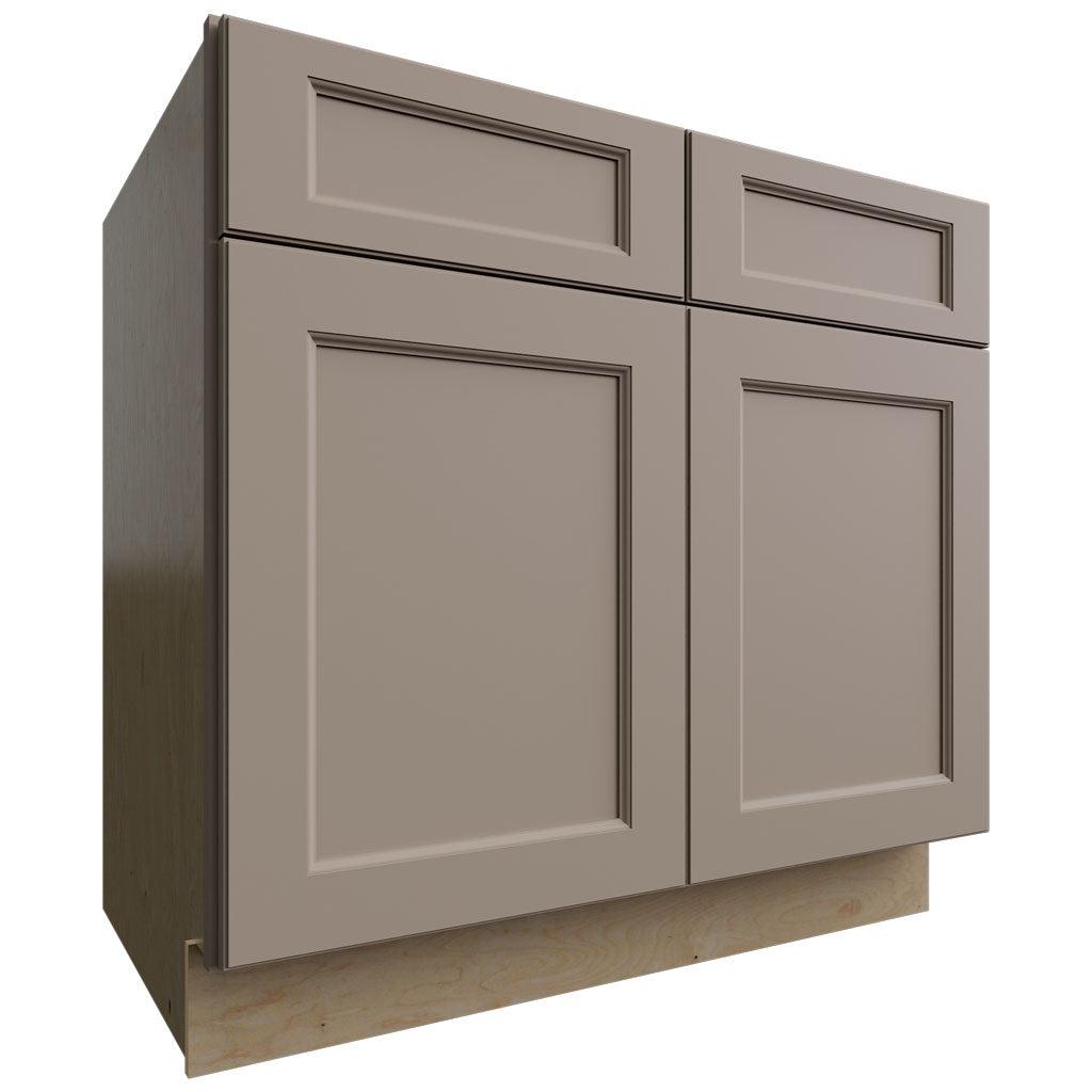 Fabuwood Allure Fusion Oyster 36" W X 34 1/2" H X 24" D Double Door Base Cabinet