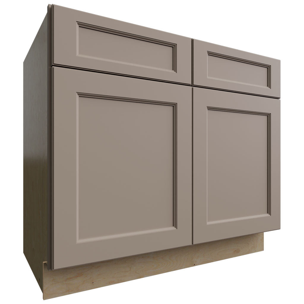 Fabuwood Allure Fusion Oyster 39" W X 34 1/2" H X 24" D Double Door Base Cabinet