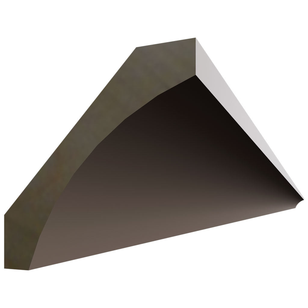 Fabuwood Allure Fusion Oyster 96" W X 2 1/8" H X 2 1/8" D Small Cove Molding