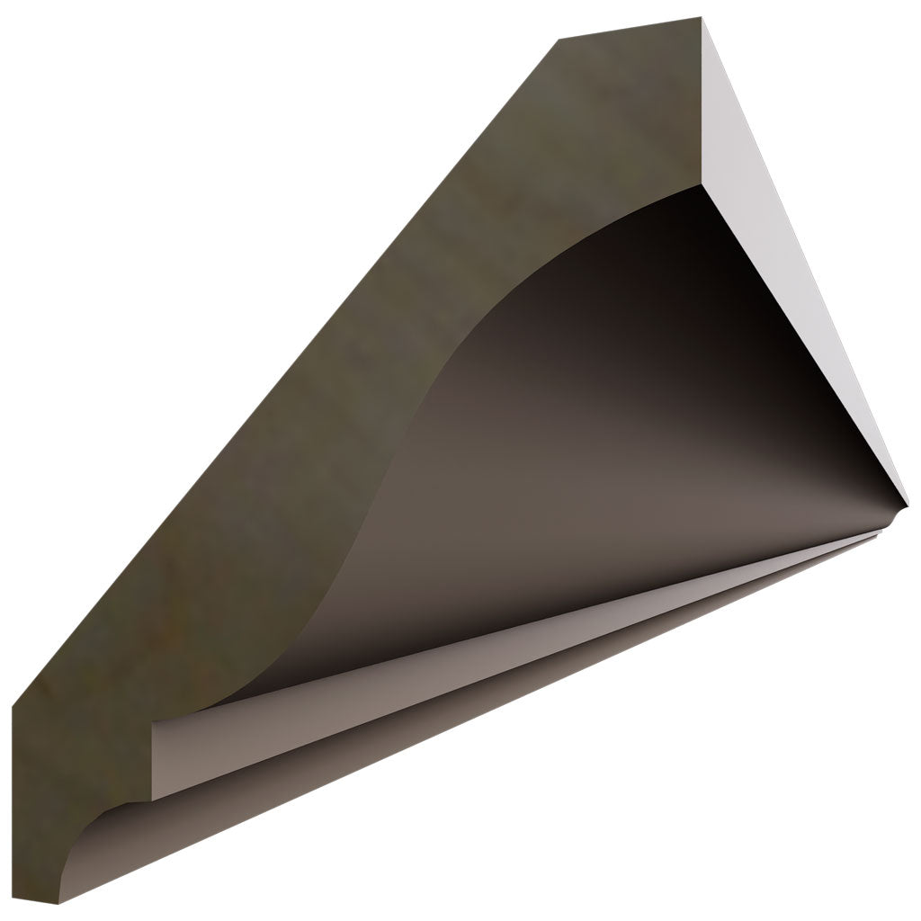 Fabuwood Allure Fusion Oyster 96" W X 3 3/8" H X 2 1/2" D Large Crown Molding