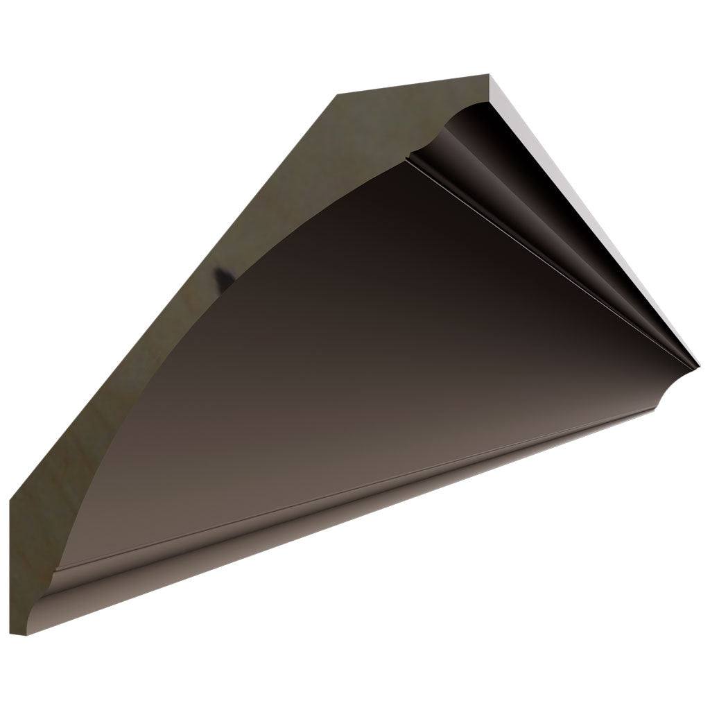 Fabuwood Allure Fusion Oyster 96" W X 4 1/2" H X 4 1/2" D Large Cove Crown Molding