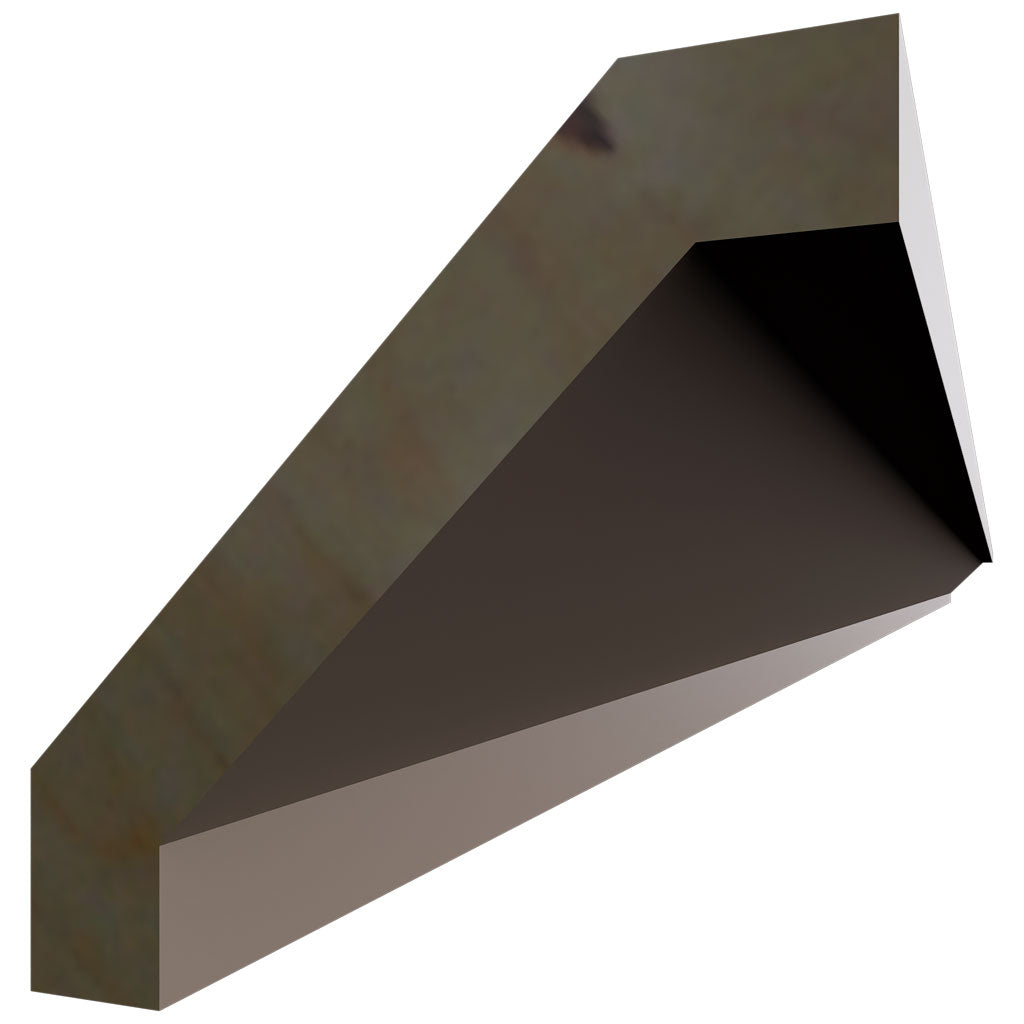 Fabuwood Allure Fusion Oyster 96" W X 3 1/4" H X 3 1/4" D Shaker Crown Molding
