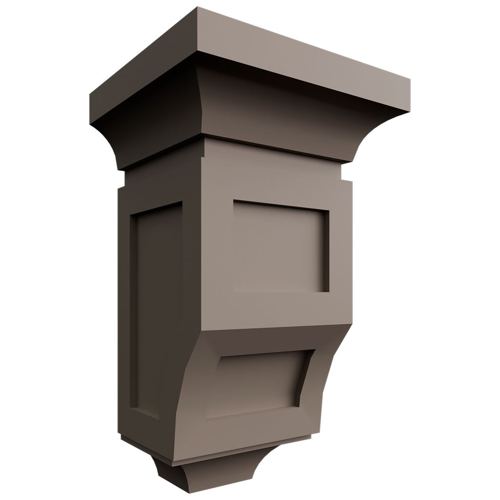 Fabuwood Allure Fusion Oyster 3 3/4" W X 6 1/2" H X 3 1/2" D Wall Corbels