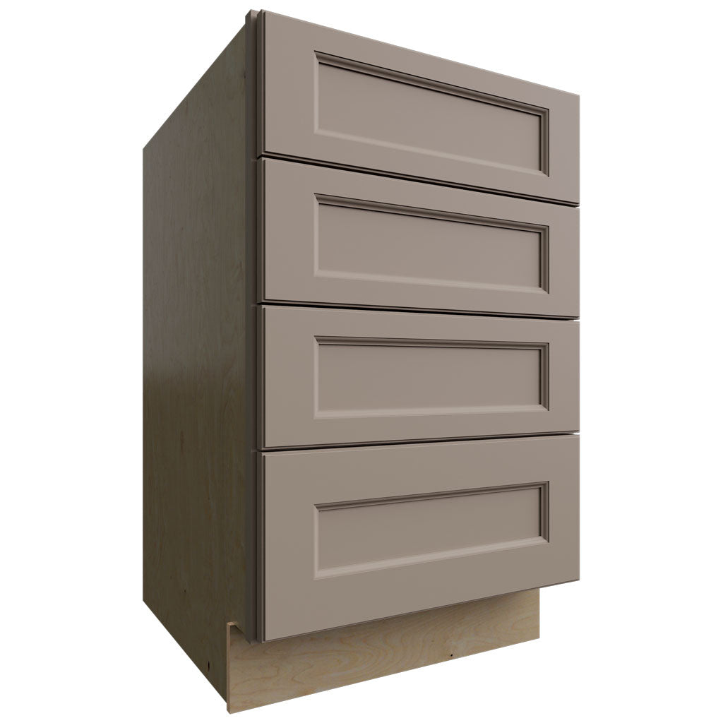 Fabuwood Allure Fusion Oyster 21" W X 34 1/2" H X 24" D 4 Drawer Base Cabinet