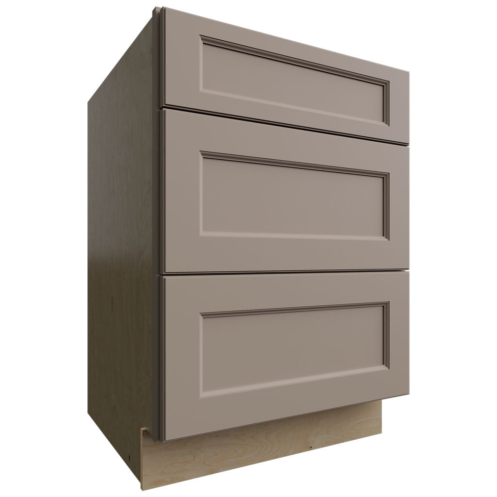 Fabuwood Allure Fusion Oyster 24" W X 34 1/2" H X 24" D 3 Drawer Base Cabinet