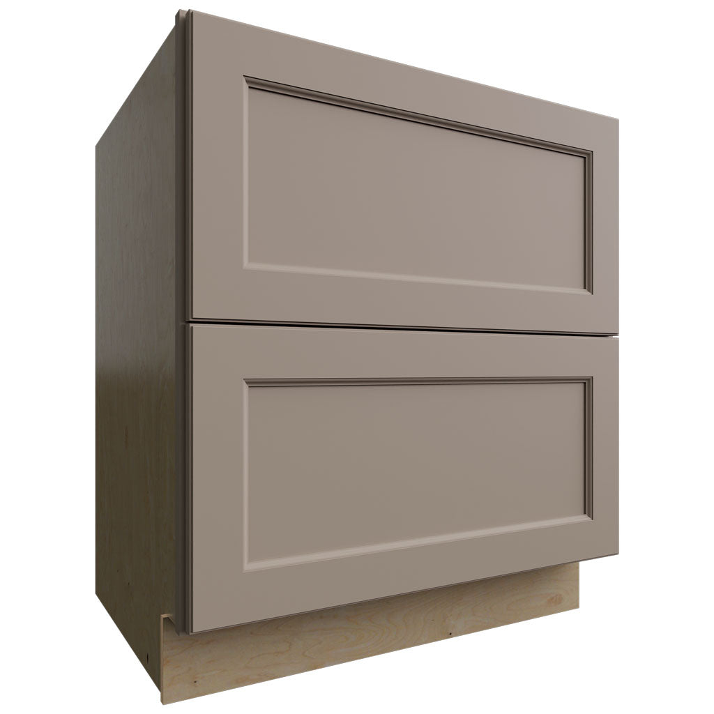 Fabuwood Allure Fusion Oyster 30" W X 34 1/2" H X 24" D 2 Drawer Base Cabinet
