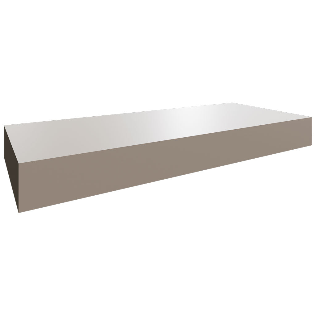 Fabuwood Allure Fusion Oyster 24" W X 2 1/2" H X 10" D Floating Shelf