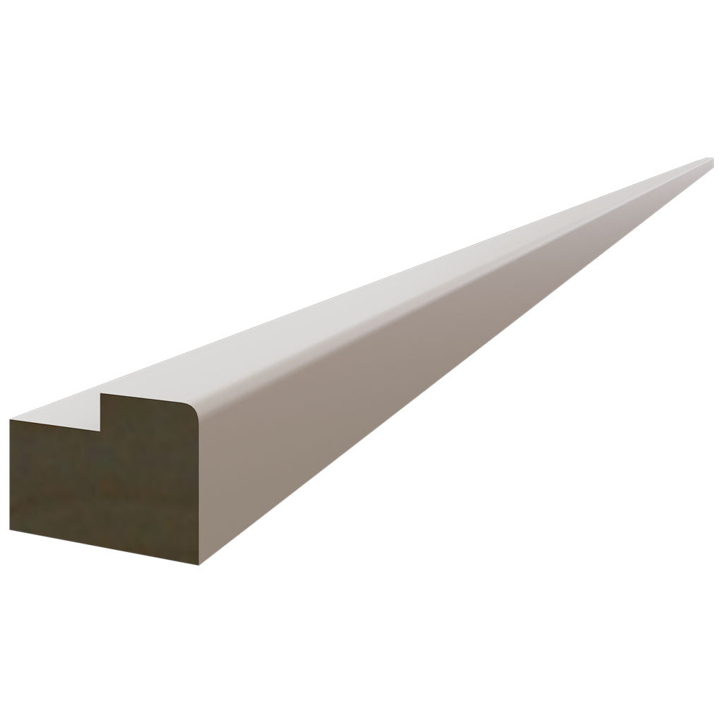 Fabuwood Allure Fusion Oyster 96" W X 1" H X 1 1/2" D Light Rail Molding