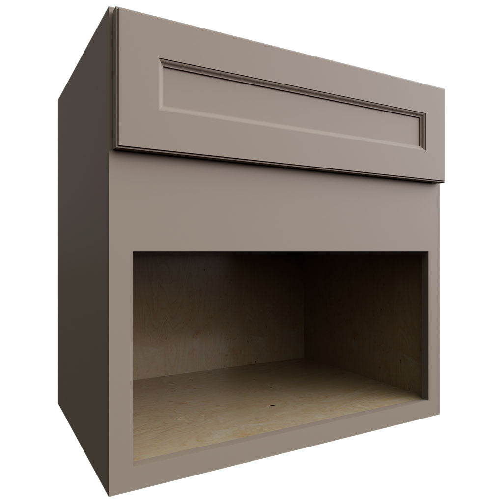 Fabuwood Allure Fusion Oyster 30" W X 30" H X 21" D Wall Microwave Cabinet