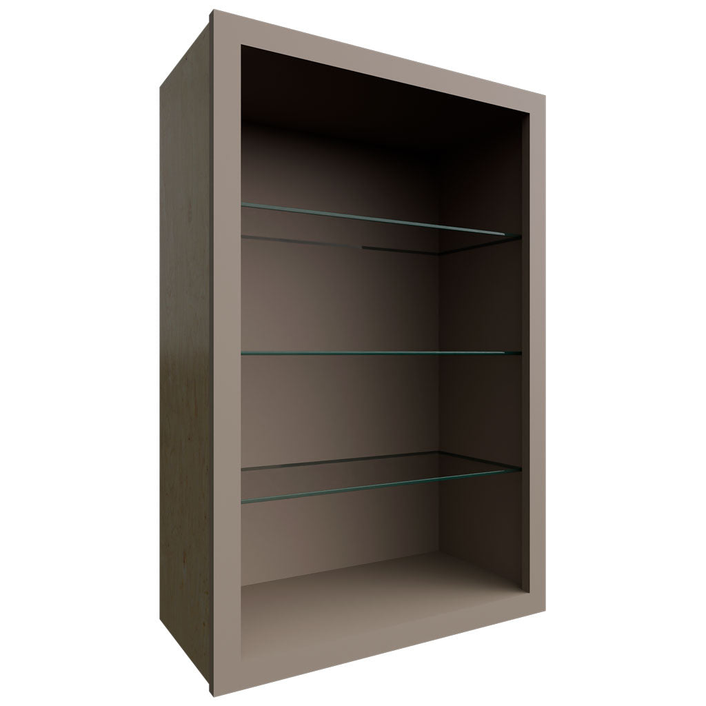 Fabuwood Allure Fusion Oyster 24" W X 36" H X 12" D Wall No Door Cabinet