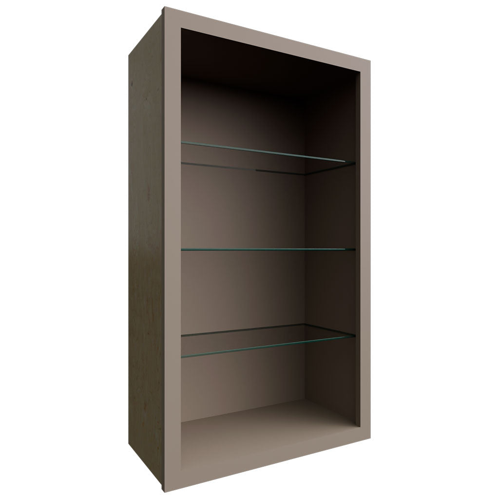 Fabuwood Allure Fusion Oyster 24" W X 42" H X 12" D Wall No Door Cabinet