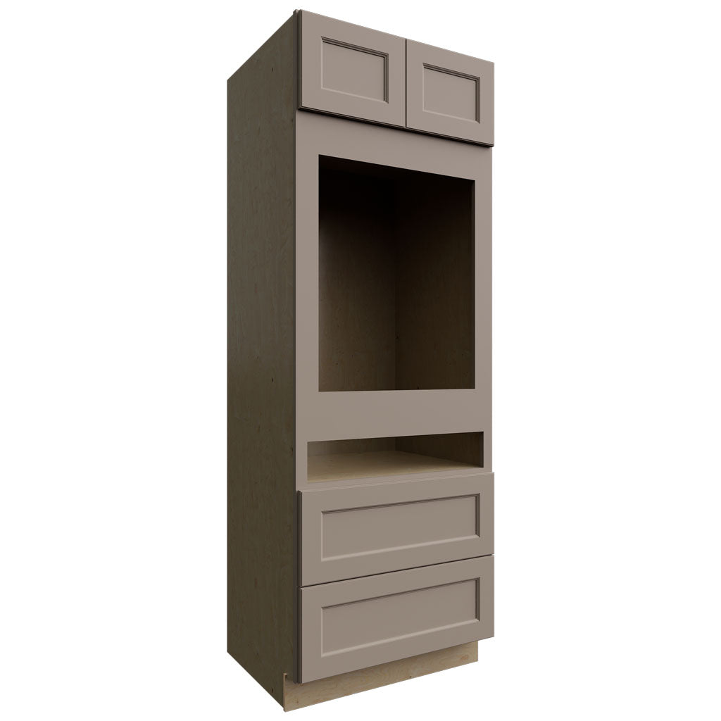 Fabuwood Allure Fusion Oyster 33" W X 84" H X 24" D Combo Oven Tall Cabinet