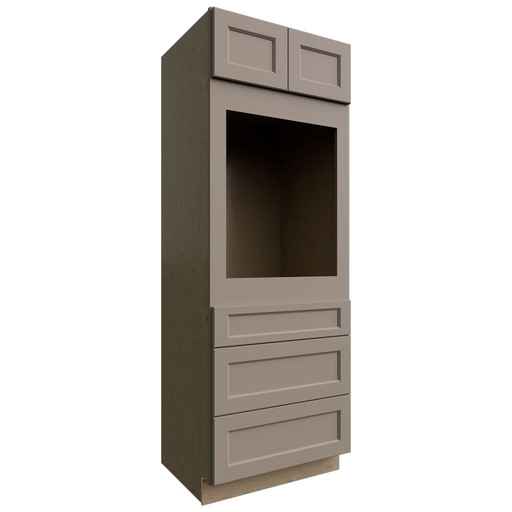 Fabuwood Allure Fusion Oyster 33" W X 84" H X 24" D Single Oven Tall Cabinet