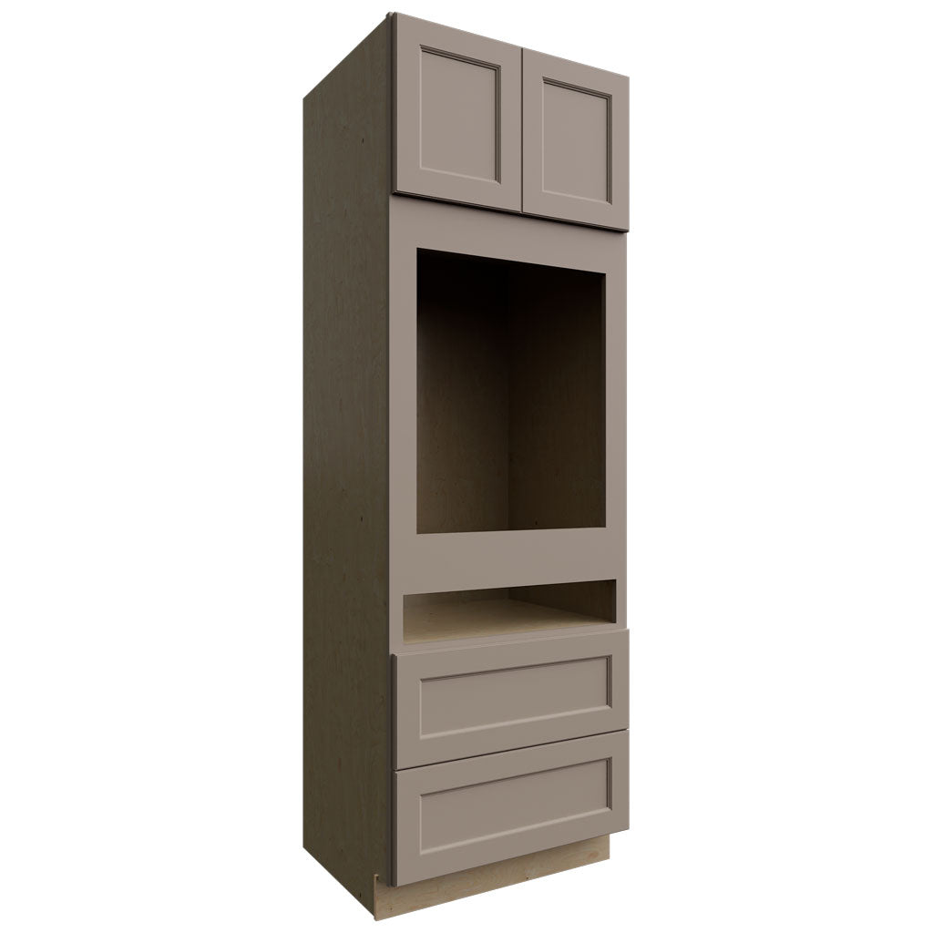 Fabuwood Allure Fusion Oyster 33" W X 90" H X 24" D Combo Oven Tall Cabinet