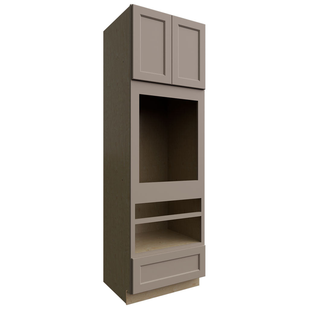 Fabuwood Allure Fusion Oyster 33" W X 96" H X 24" D Double Oven Tall Cabinet