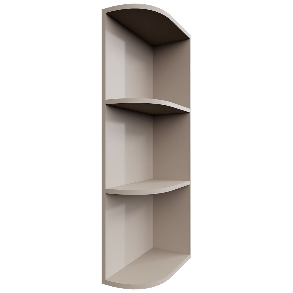 Fabuwood Allure Fusion Oyster 06" W X 30" H X 12" D Wall Open Right End Cabinet