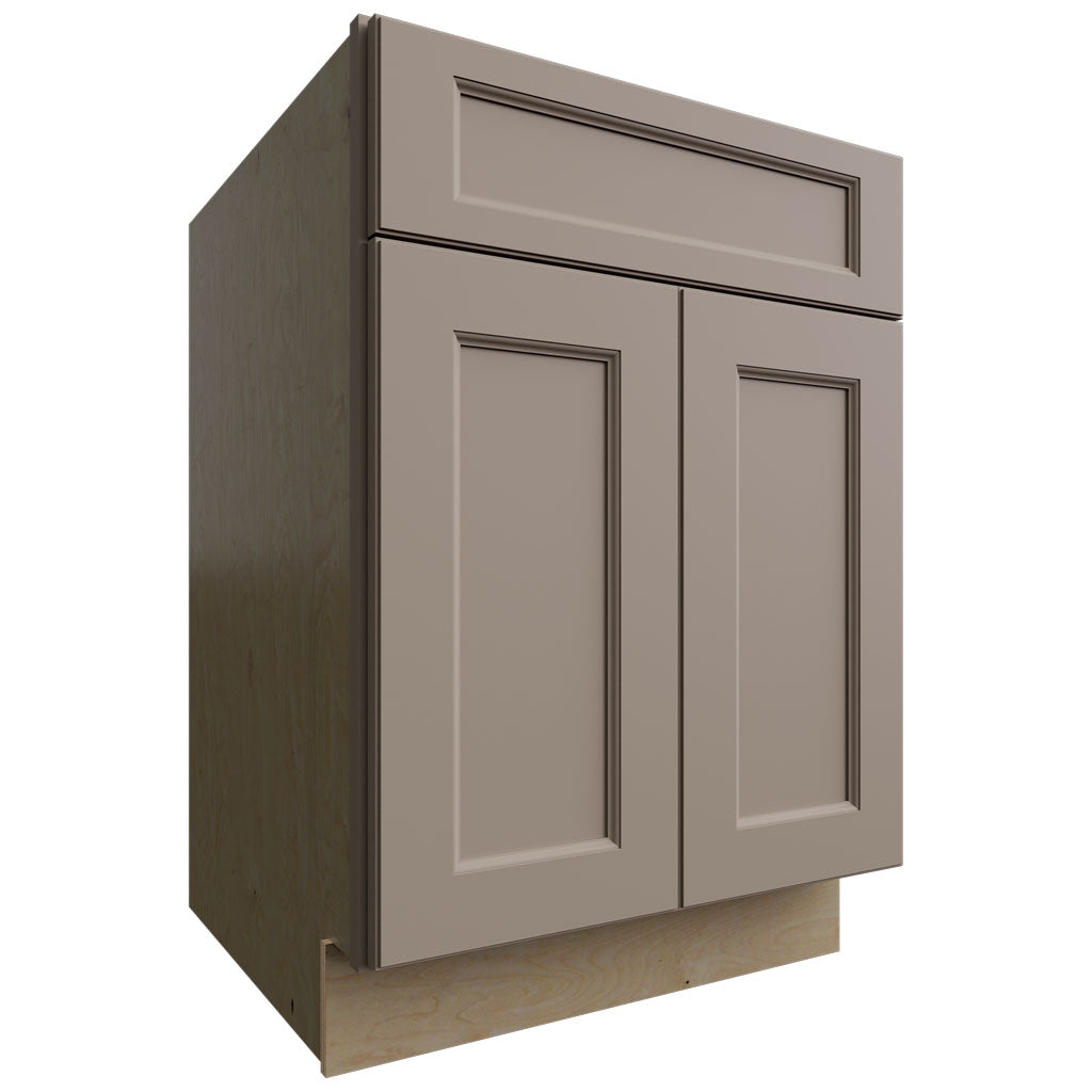 Fabuwood Allure Fusion Oyster 24" W X 34 1/2" H X 24" D Double Door Sink Base Cabinet