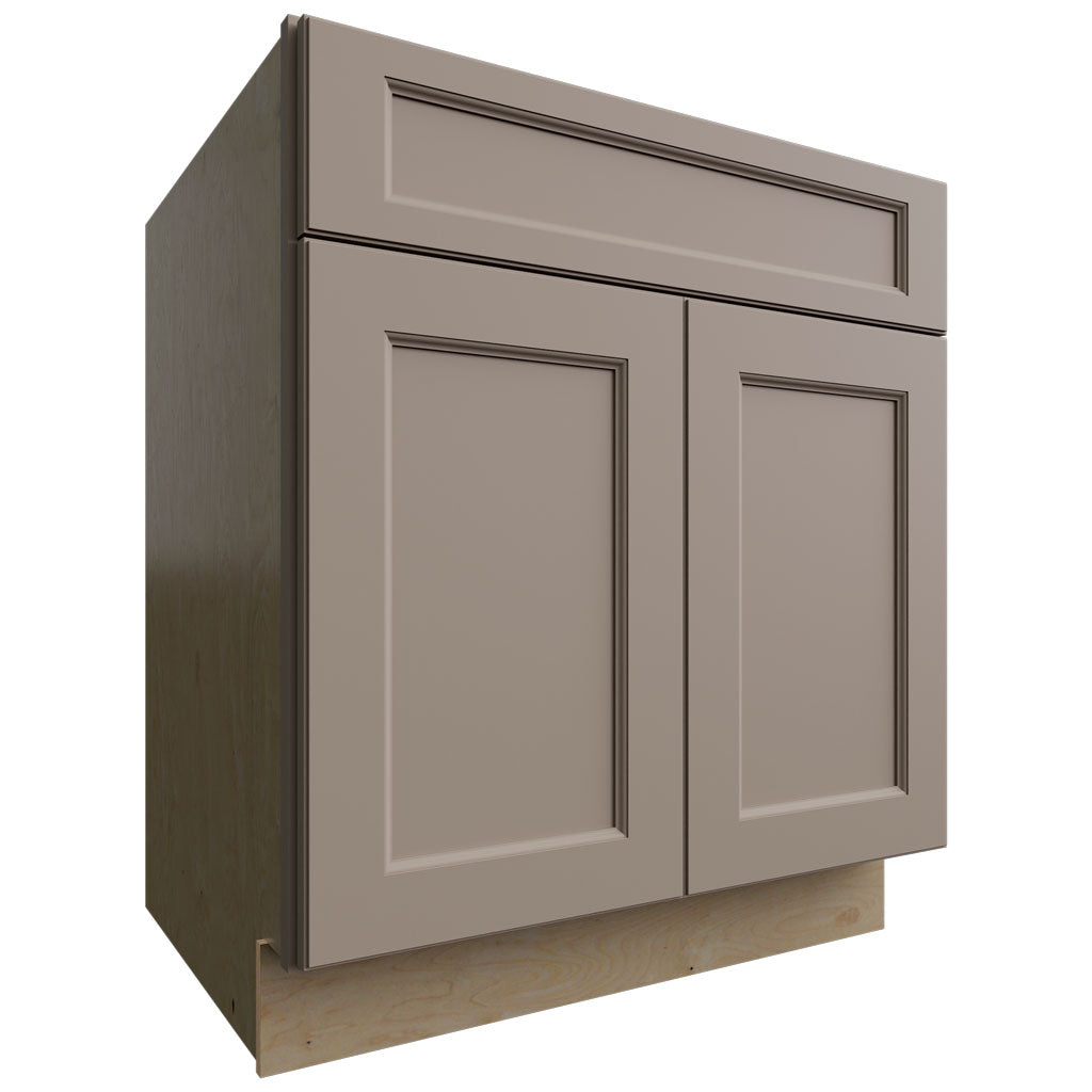 Fabuwood Allure Fusion Oyster 30" W X 34 1/2" H X 24" D Double Door Sink Base Cabinet