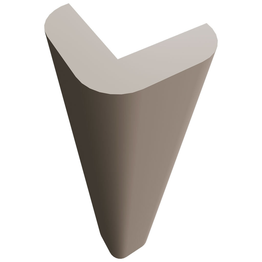 Fabuwood Allure Fusion Oyster 5 /8" W X 5" H X 7/8" D Toe Kick Cap