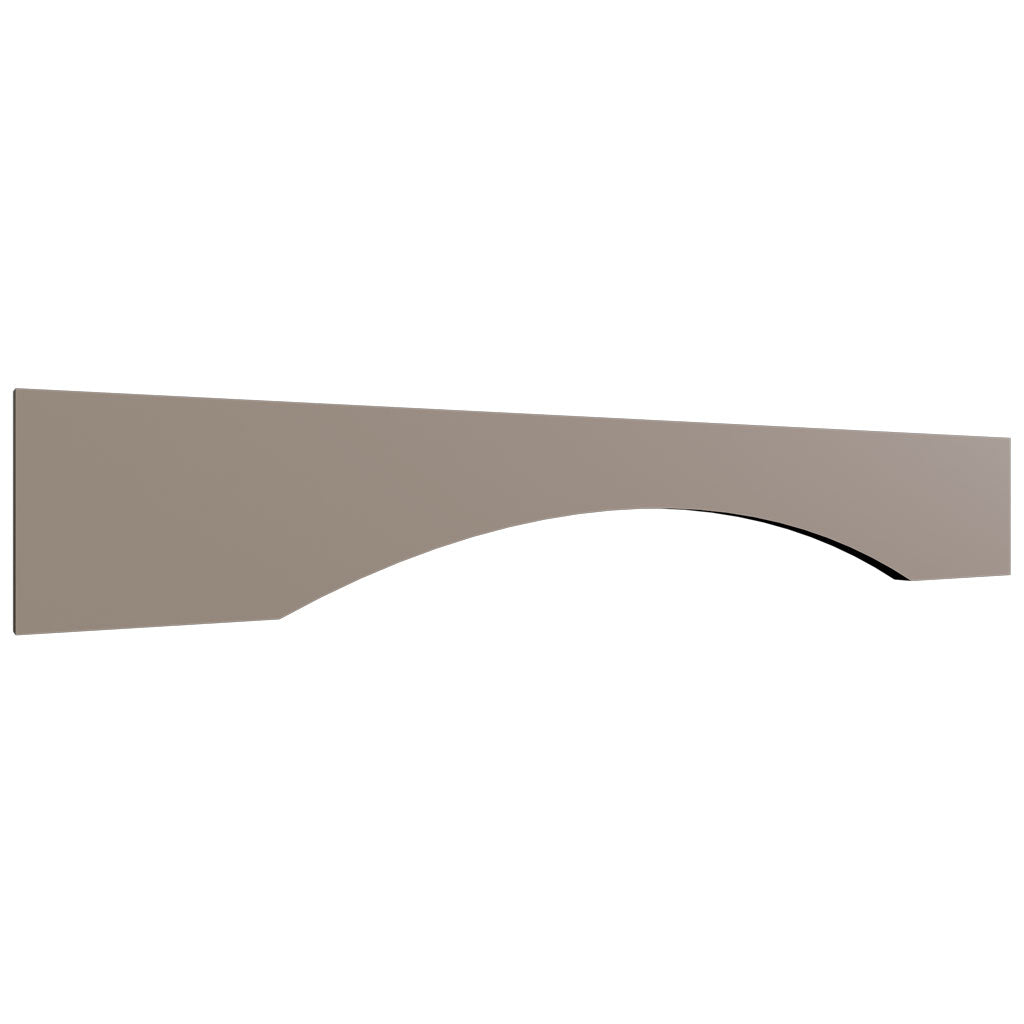 Fabuwood Allure Fusion Oyster 36" W X 5 1/2" H  Arched Valance
