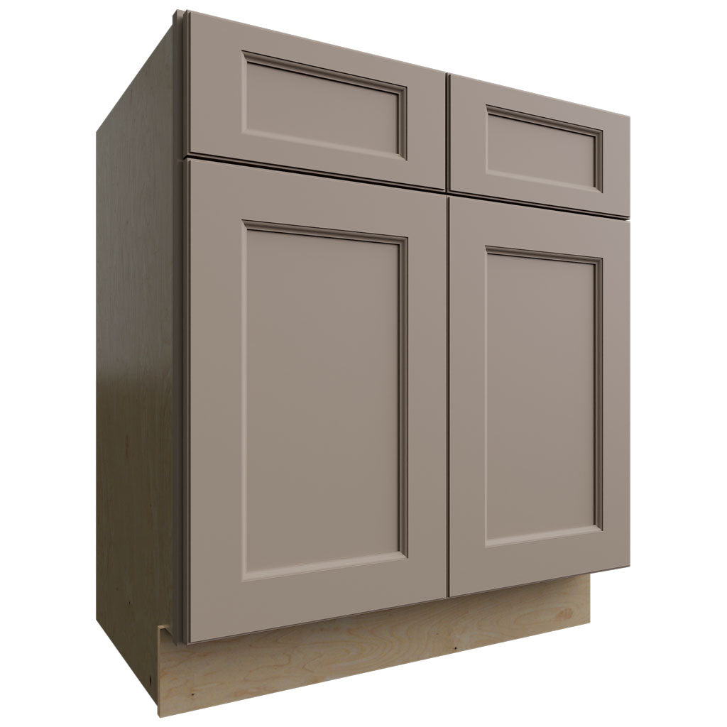 Fabuwood Allure Fusion Oyster 30" W X 34 1/2" H X 21" D Vanity Sink Base Cabinet
