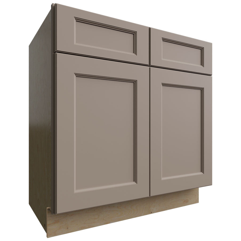 Fabuwood Allure Fusion Oyster 33" W X 34 1/2" H X 21" D Vanity Sink Base Cabinet