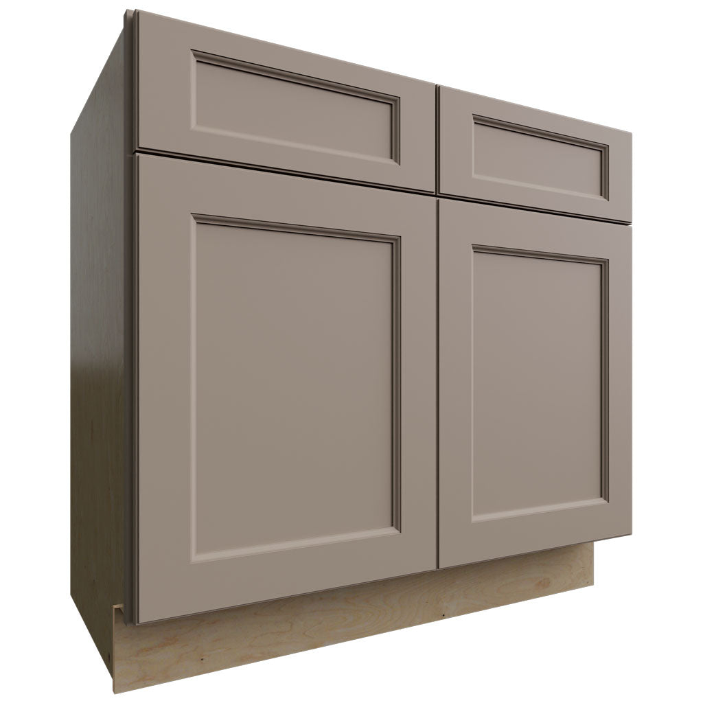 Fabuwood Allure Fusion Oyster 36" W X 34 1/2" H X 21" D Vanity Sink Base Cabinet