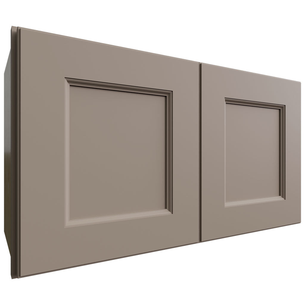 Fabuwood Allure Fusion Oyster 27" W X 15" H X 12" D Double Door Wall Cabinet