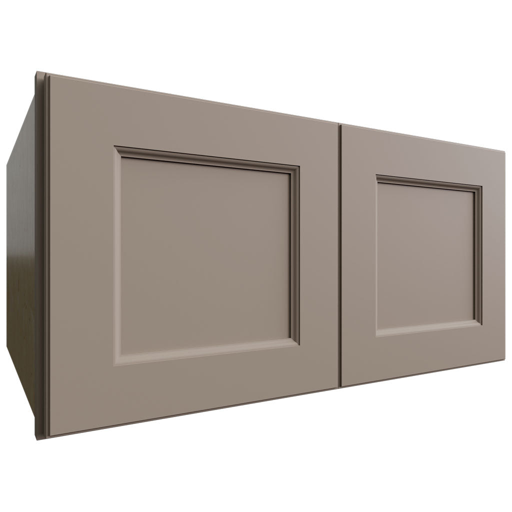 Fabuwood Allure Fusion Oyster 30" W X 15" H X 24" D Double Door Wall Cabinet
