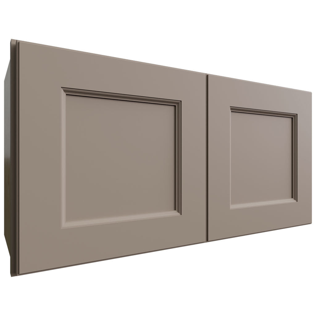 Fabuwood Allure Fusion Oyster 30" W X 15" H X 12" D Double Door Wall Cabinet