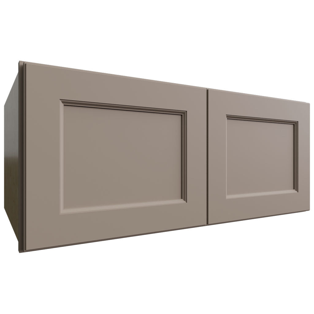 Fabuwood Allure Fusion Oyster 36" W X 15" H X 24" D Double Door Wall Cabinet