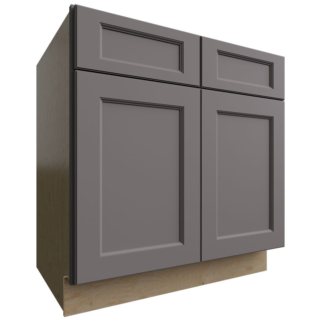 Fabuwood Allure Fusion Stone 33" W X 34 1/2" H X 24" D Double Door Base Cabinet