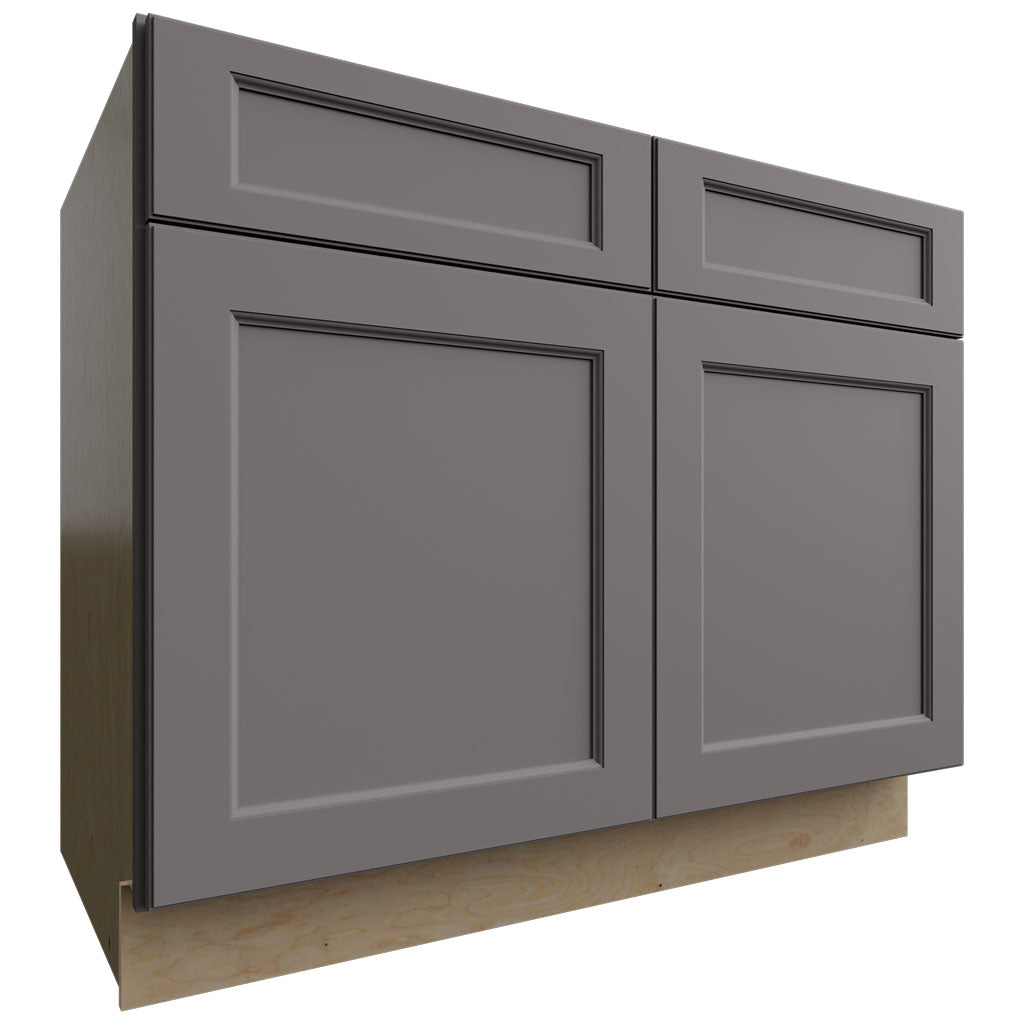 Fabuwood Allure Fusion Stone 42" W X 34 1/2" H X 24" D Double Doors/Double Drawers Base Cabinet
